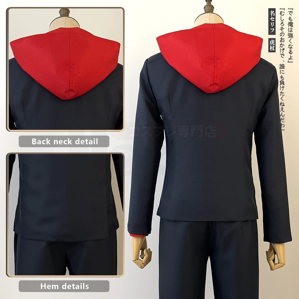 Yuji Itadori - Costume et perruque cosplay - Jujutsu Kaisen