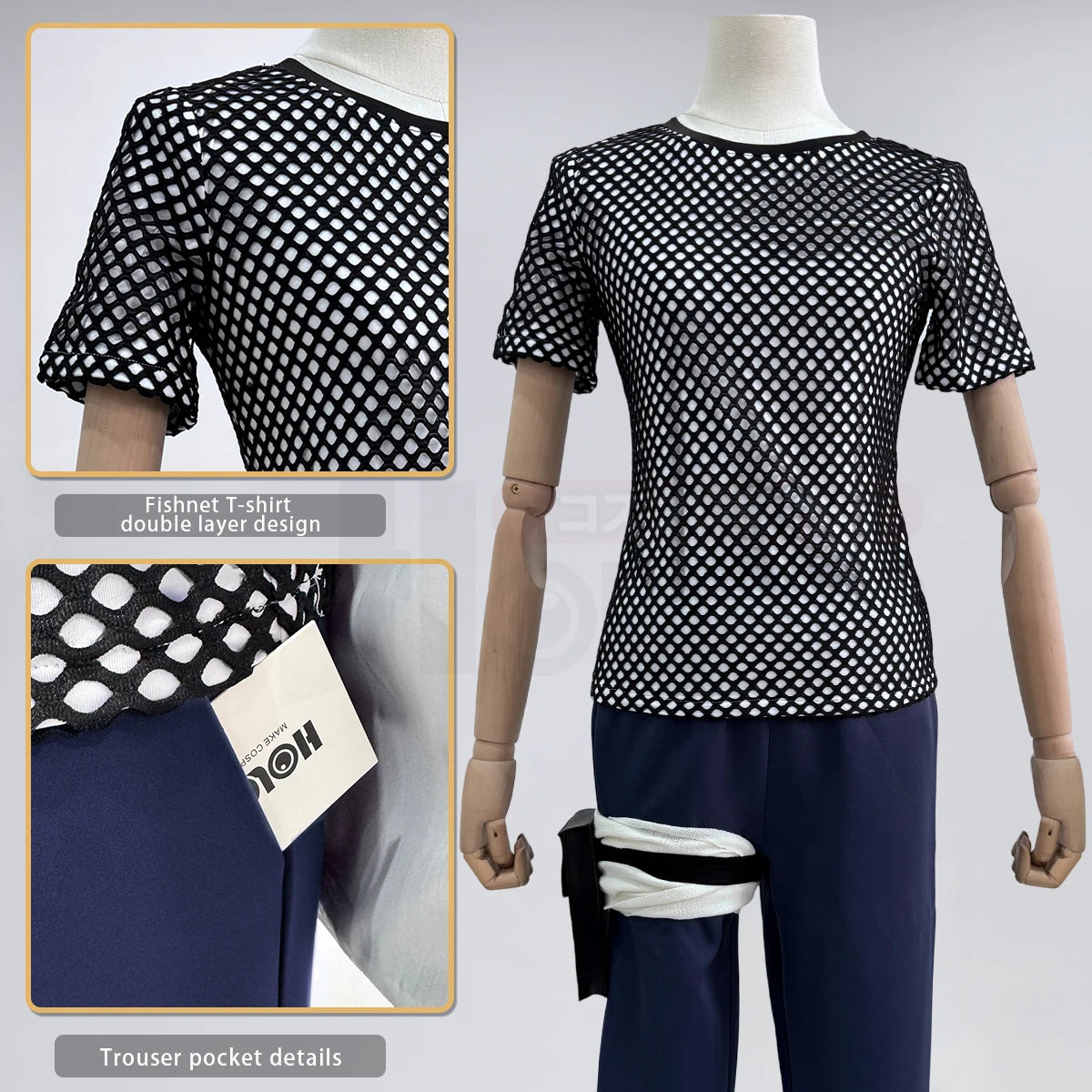 Hinata Hyuga - Costume cosplay ensemble violet - Naruto