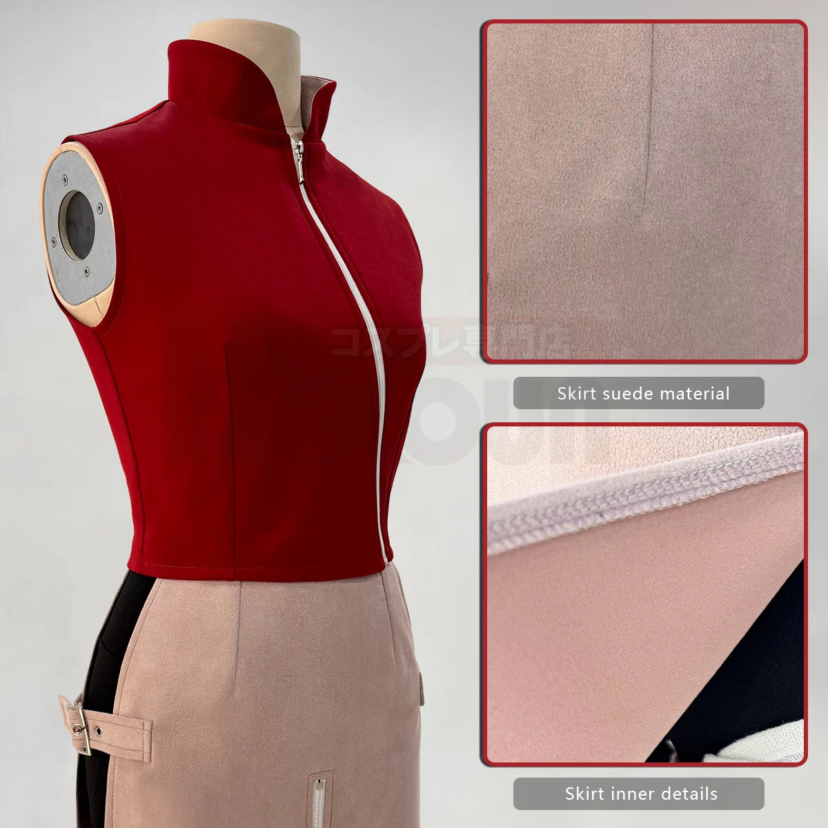 Sakura Haruno - Costume cosplay jupe et short - Naruto