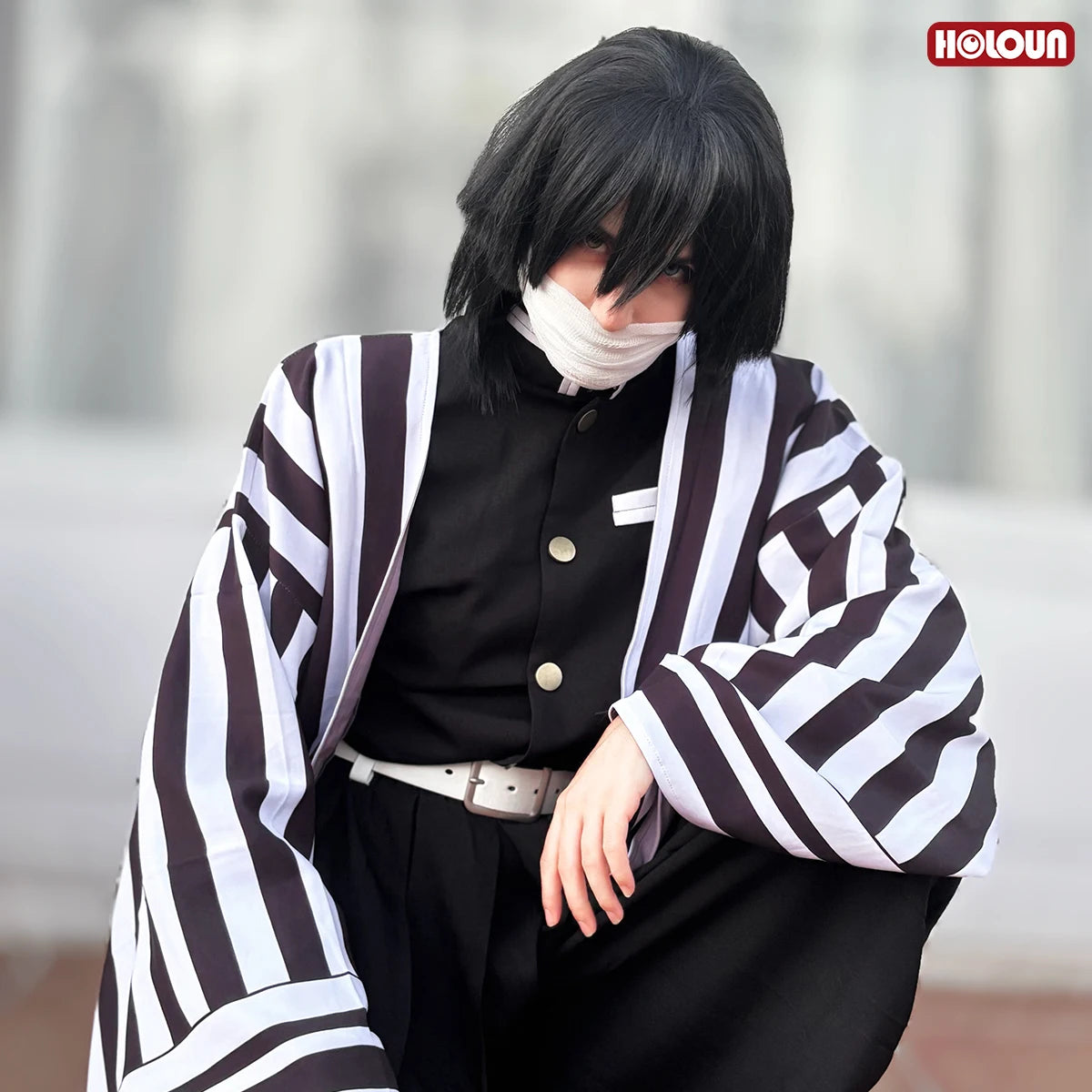 Obanai Iguro - Costume complet et perruque cosplay - Demon Slayer