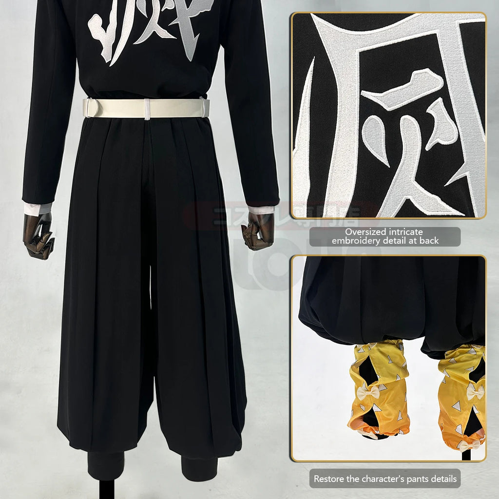 Zenitsu Agatsuma - Costume et perruque cosplay - Demon Slayer