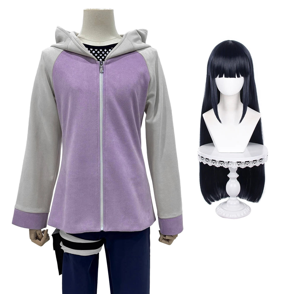 Hinata Hyuga - Costume cosplay ensemble violet - Naruto