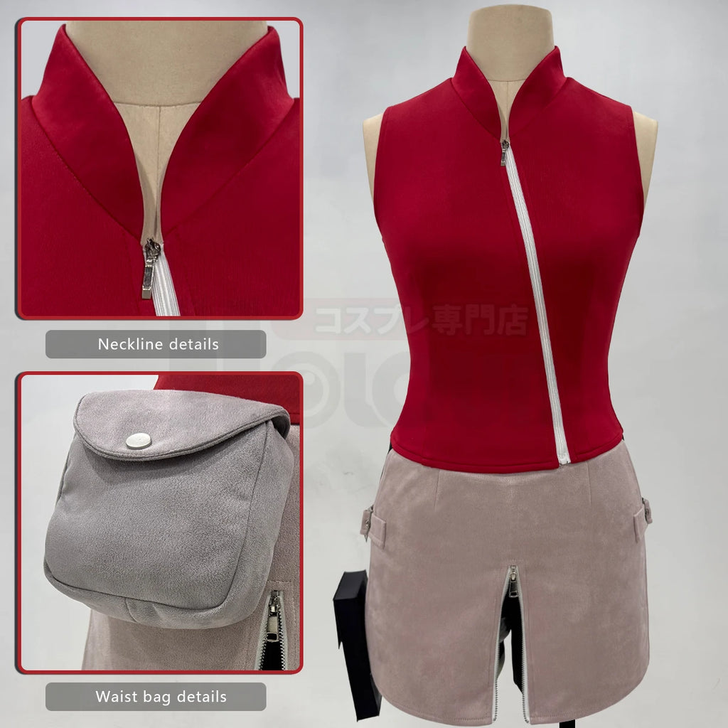 Sakura Haruno - Costume cosplay jupe et short - Naruto