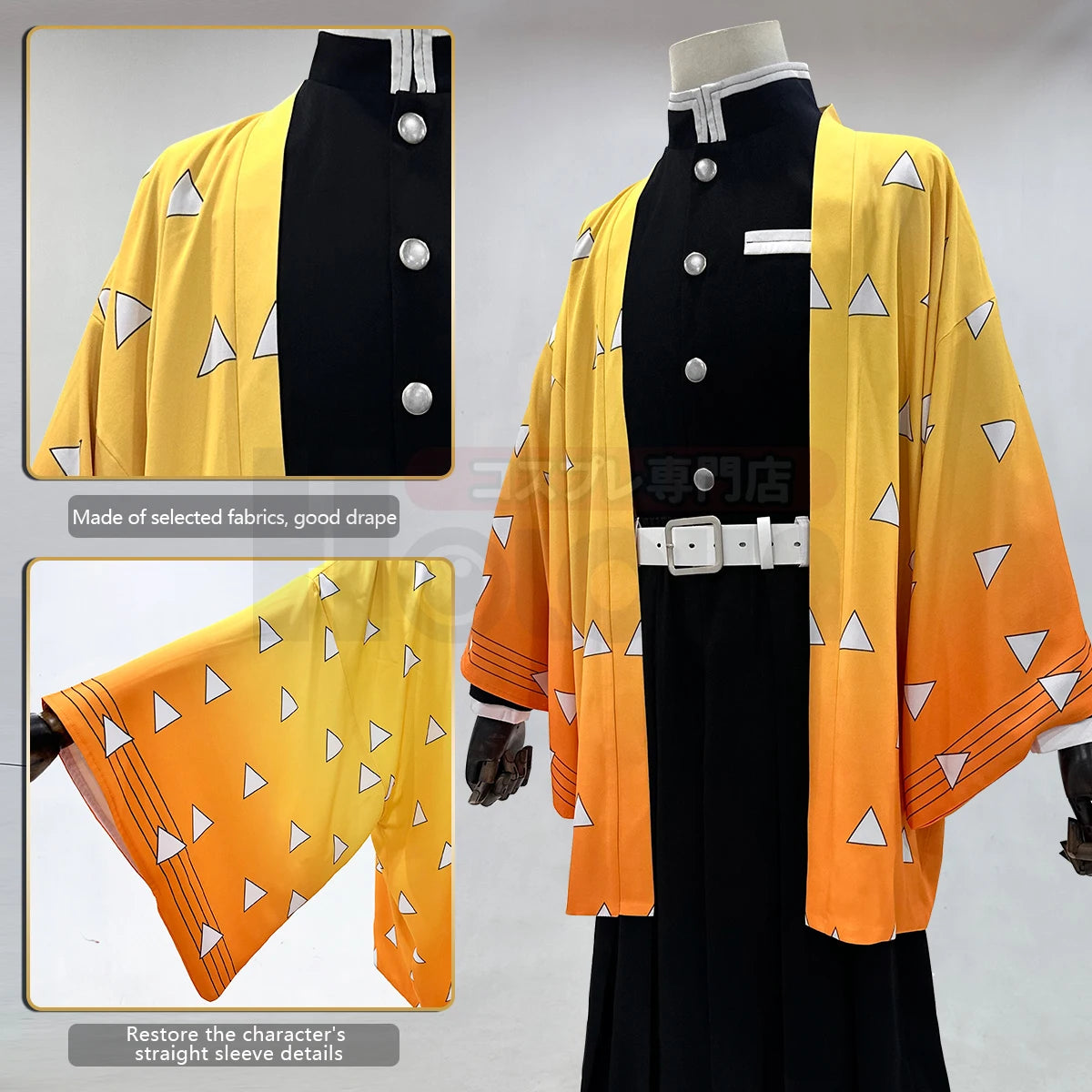 Zenitsu Agatsuma - Costume et perruque cosplay - Demon Slayer