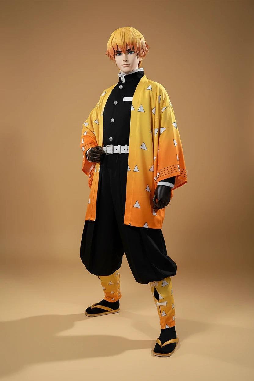 Zenitsu Agatsuma - Costume et perruque cosplay - Demon Slayer