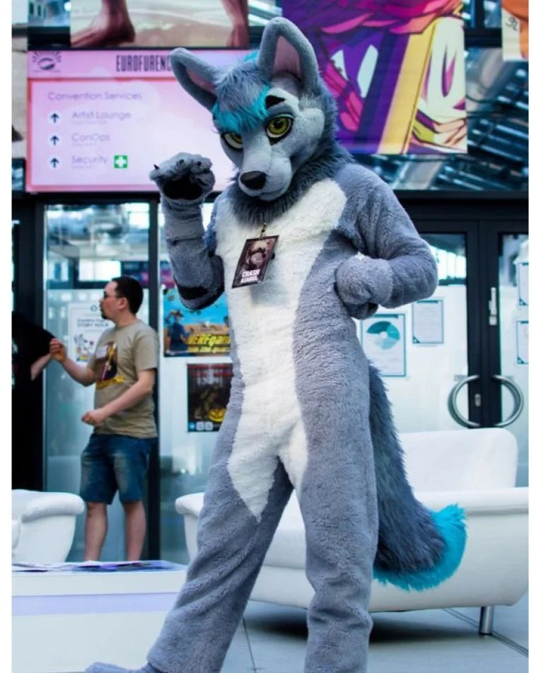 SilverPaw - Fursuit Husky Gris Cosplay