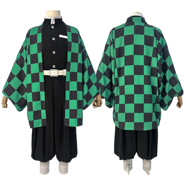 Tanjiro Kamado - Costume et perruque cosplay - Demon Slayer