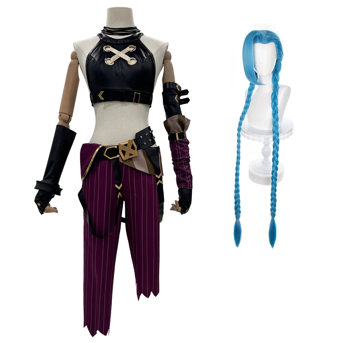 Jinx - Costume et perruque cosplay - League of Legends