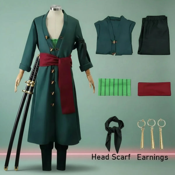 Roronoa Zoro - Costume et perruque cosplay - One Piece