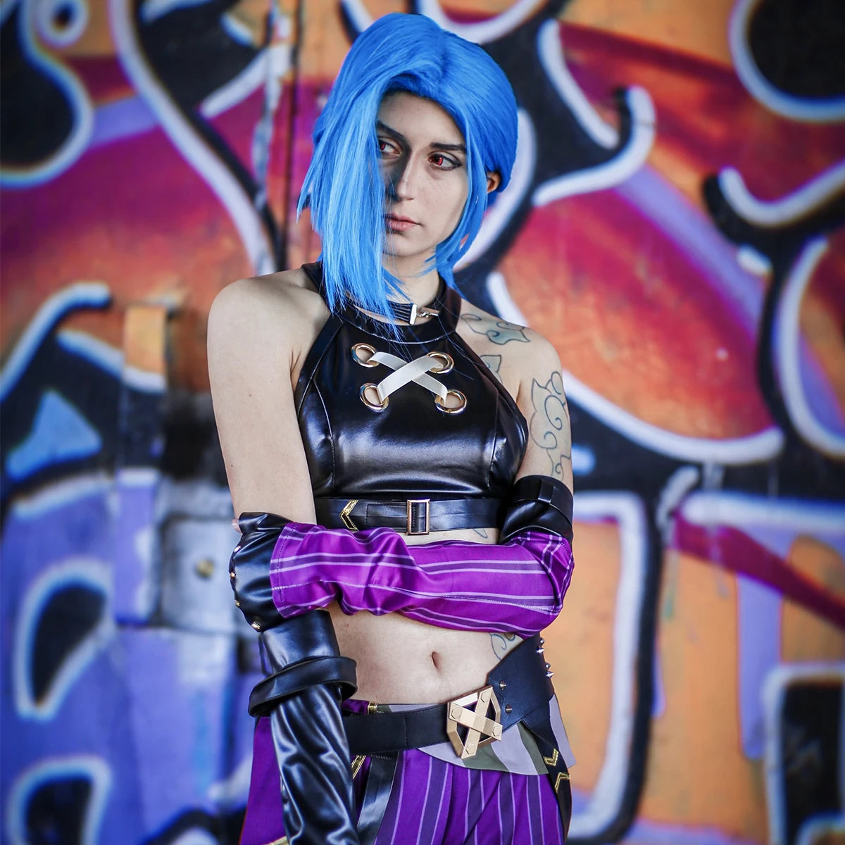 Jinx - Costume et perruque cosplay - League of Legends