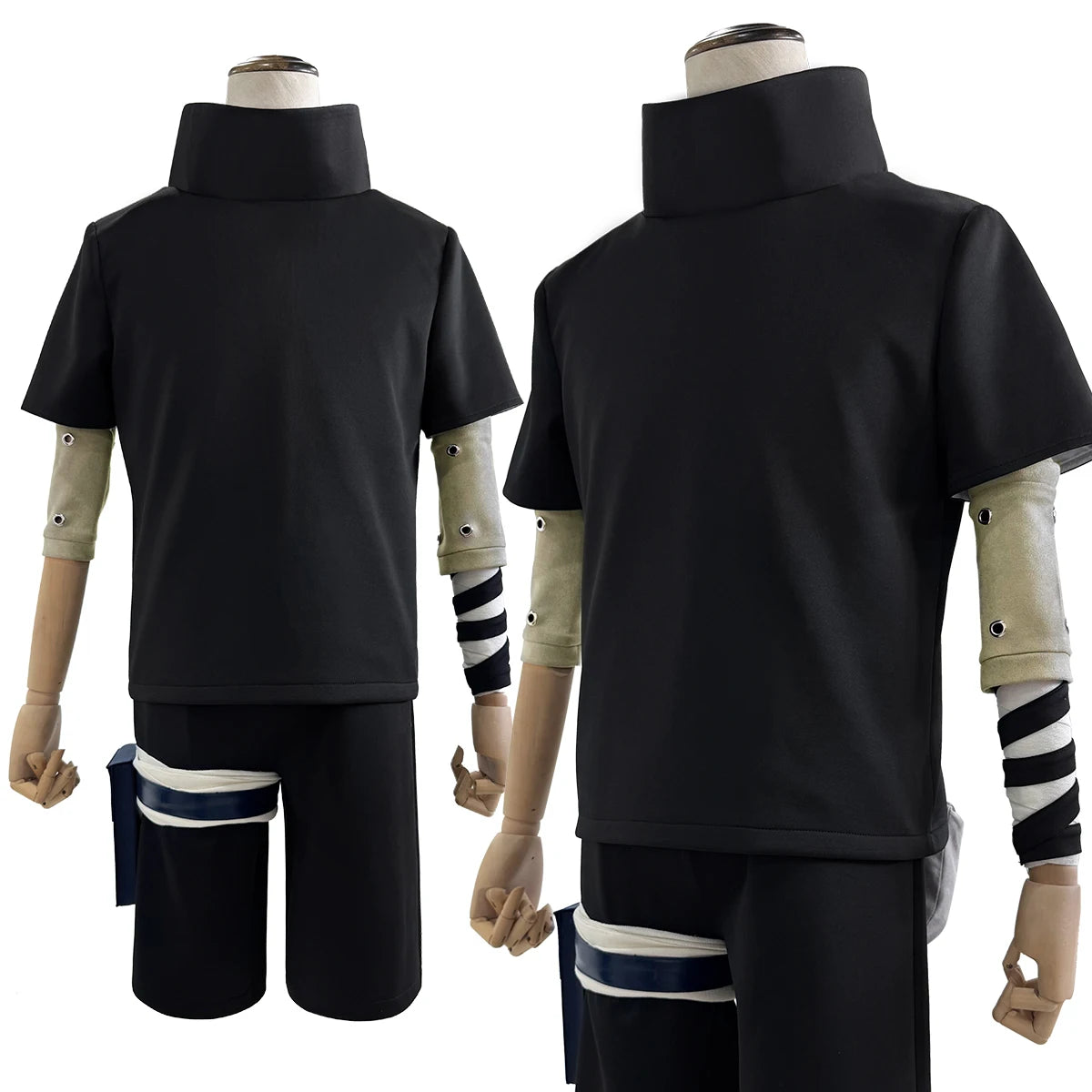 Sasuke Uchiha - Costume cosplay noir - Naruto