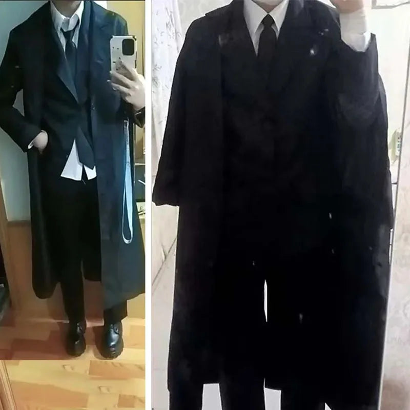 Costume Noir Élégance homme 5 pièces cosplay
