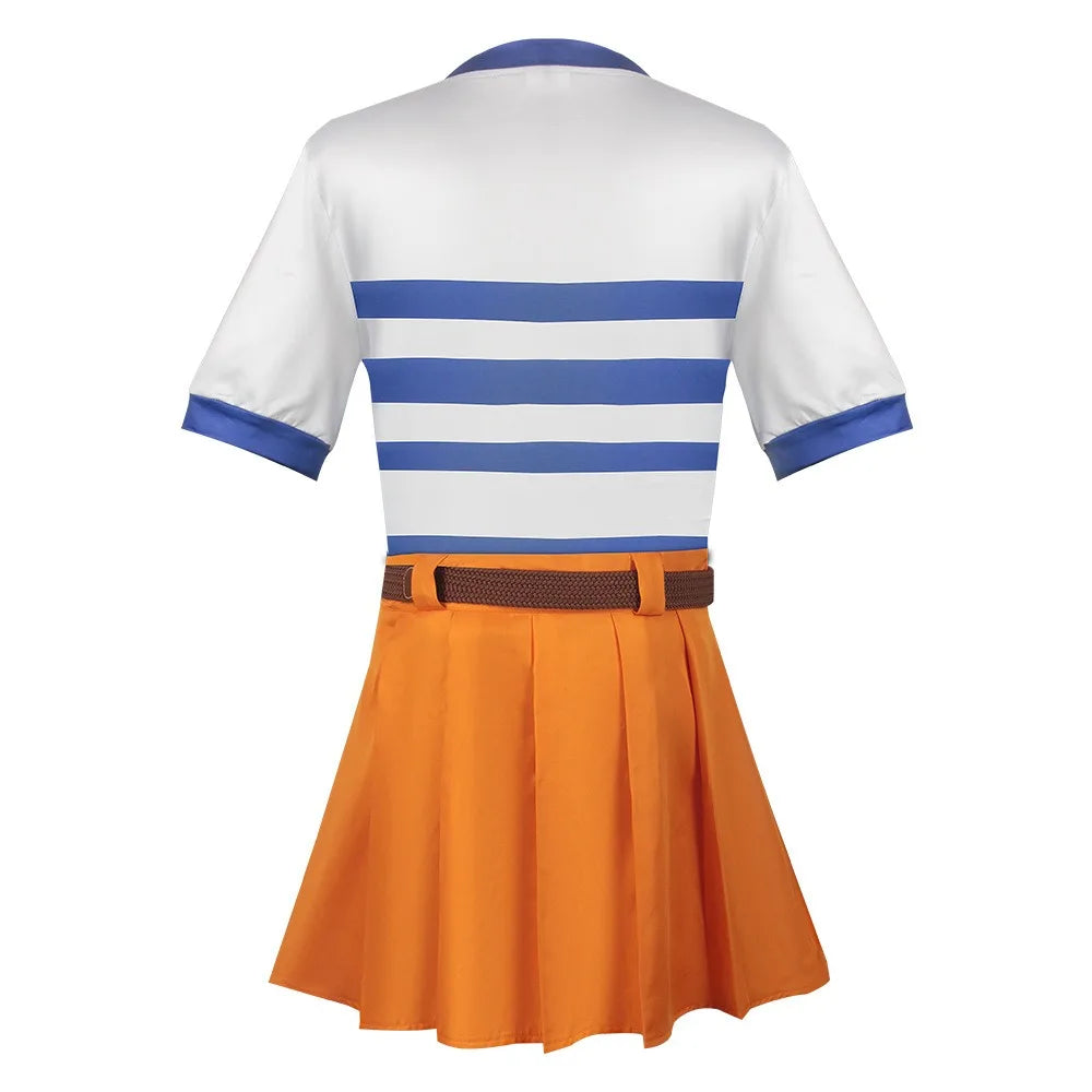 Nami - Costume cosplay avec perruque - One Piece