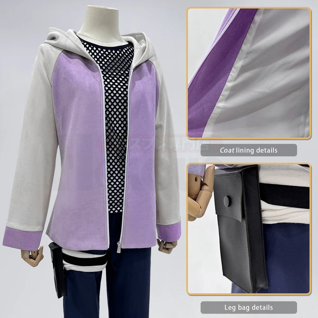 Hinata Hyuga - Costume cosplay ensemble violet - Naruto