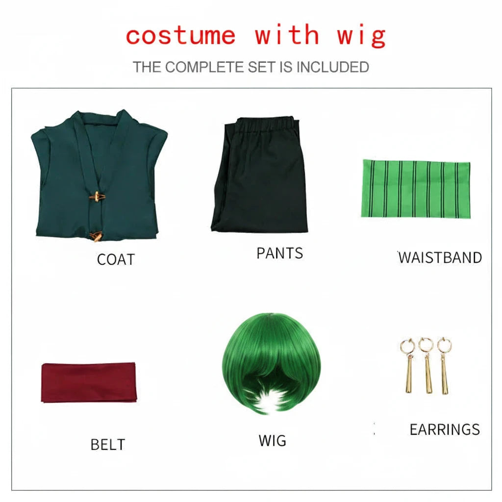 Roronoa Zoro - Costume et perruque cosplay - One Piece