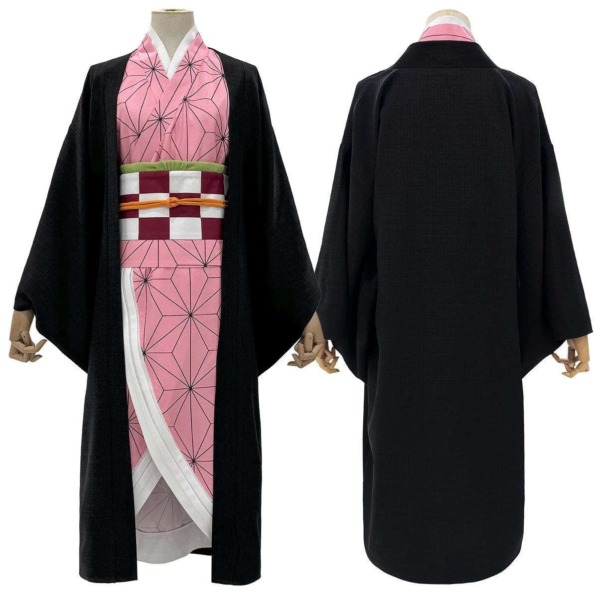 Nezuko Kamado - Costume et perruque kimono cosplay - Demon Slayer